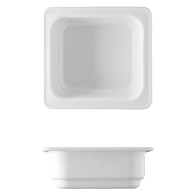 Serveringsfat GN 1/6 65mm Vit Porslin