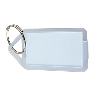 Nyckelbricka No.12 transparent 50st