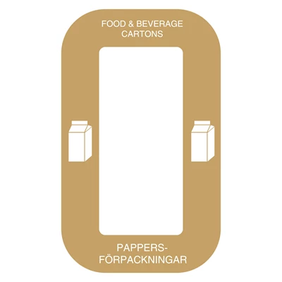 Dekal Pappersförpackningar/Food & Beverage Beige