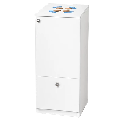 Avfallsskåp Longopac Bin Multi Cup Large Vit