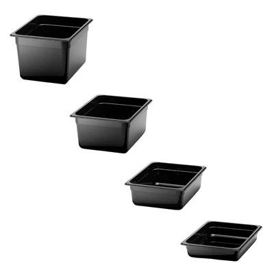 Kantin GN 1/2-100 Svart polykarbonat 5,9 L