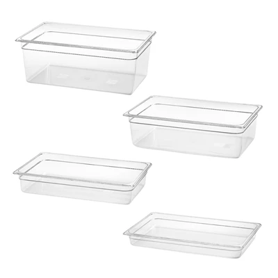 Kantin Klar polykarbonat GN 1/1
