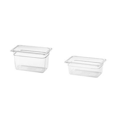 Kantin Klar polykarbonat GN 1/4