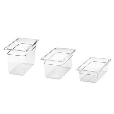 Kantin Klar polykarbonat GN 1/3