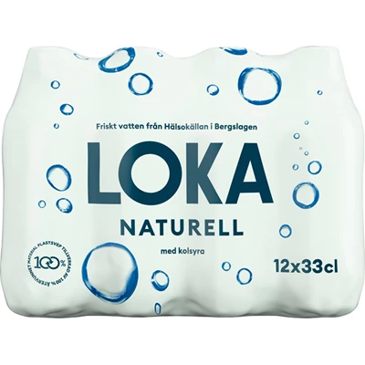 Loka Naturell 33cl PET 12st/kolli