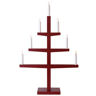 Ljusstake Tripp Röd 7L