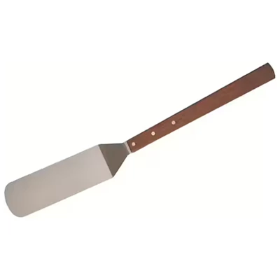 Stekspade rostfri 50cm med långt trähandtag