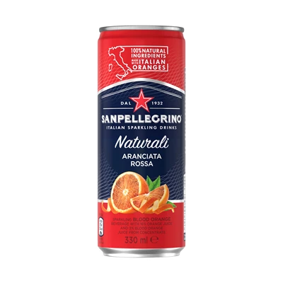 San Pellegrino Aranciata Rossa Naturali 33cl 24st
