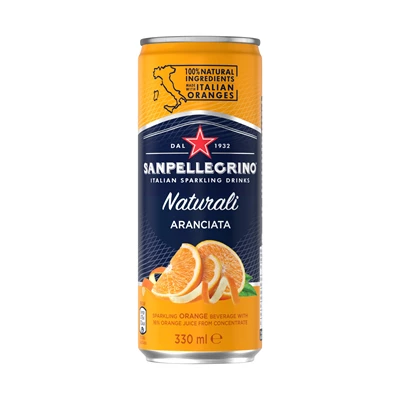 San Pellegrino Aranciata Naturali 33cl 24st