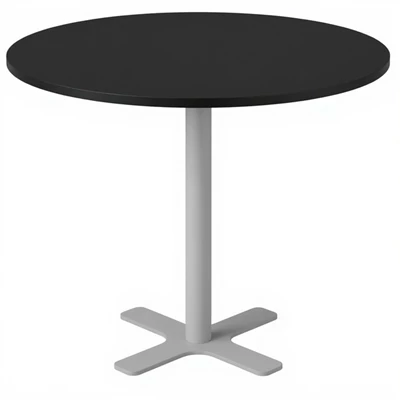 Pelarbord Orleans 720x Ø700mm Vit/Svart