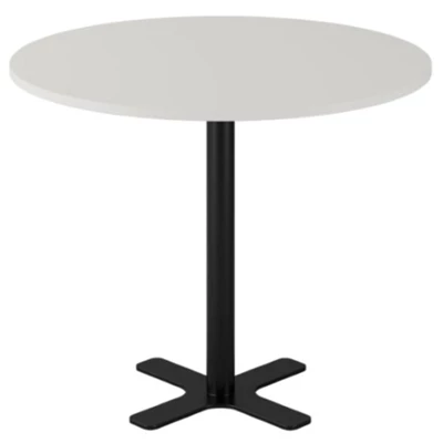 Pelarbord Orleans 720xØ1200mm Vit/Svart