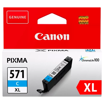 Bläcktank Canon CLI-571XLC Cyan