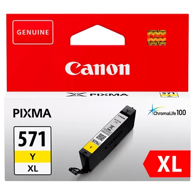 Bläcktank Canon CLI-571XLY Gul