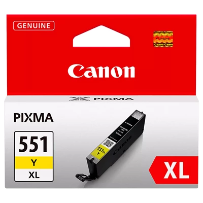 Bläcktank Canon CLI-551XLY Gul 
