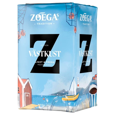 Kaffe Zoégas Västkust VAC 500g 12st/kolli