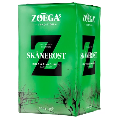 Kaffe Zoégas Skånerost VAC 500g 12st/kolli