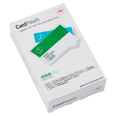 Lamineringsficka GBC Bagagekort 100/fp