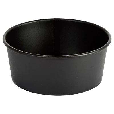 Salladsskål Ronda Kartong/PE Ø150mm 700ml Svart 25
