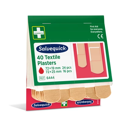 Plåster Textil 1-hjälpentavla 6-pack 6444