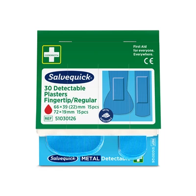 Plåster Blue Detectable 6-pack Cederroth Fingertip