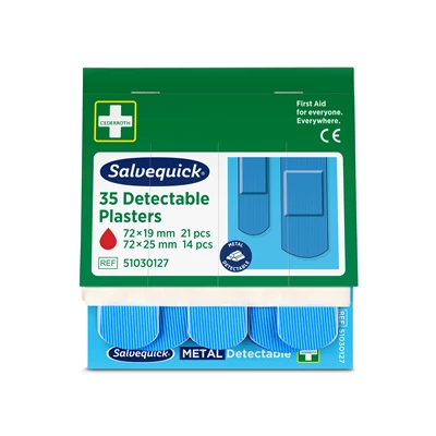 Plåster Blue Detectable 6-pack Cederroth