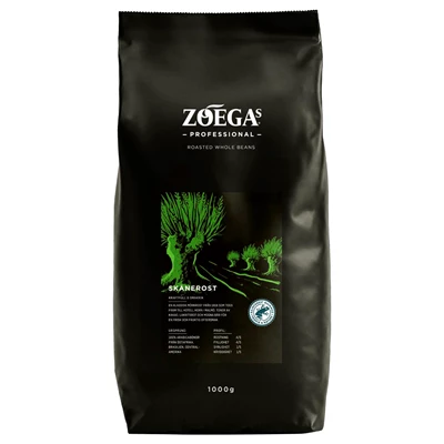 Kaffebönor Zoégas Skånerost 1kg 6st/kolli