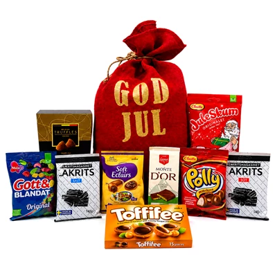 Godis Jutesäck Röd 1235g