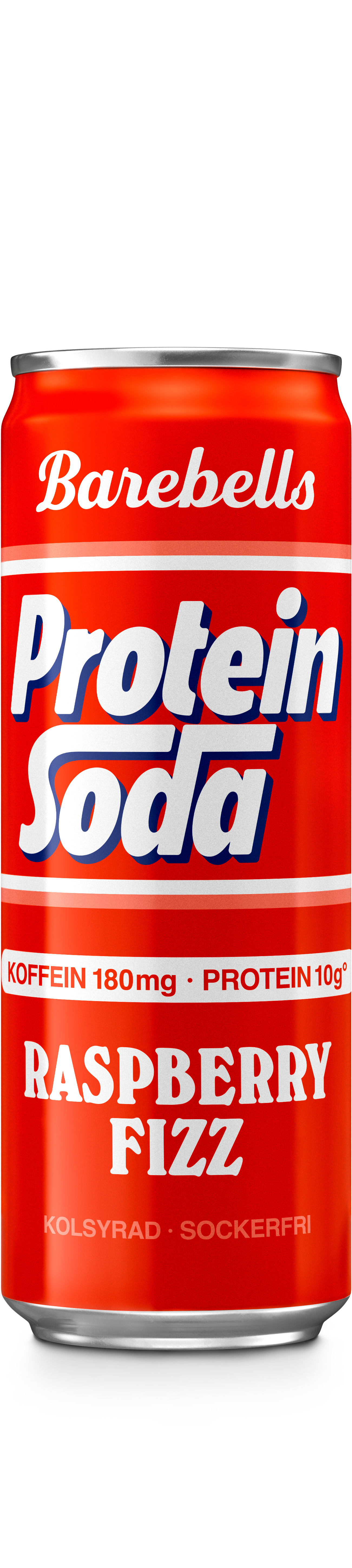 Barebells Protein Soda Rasperry 35,5cl 12st/kolli