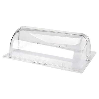 Rulltopp display PC GN 1/1 Transparent