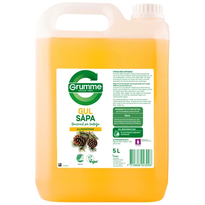 Såpa Grumme Gul 5 liter