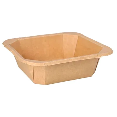 Salladsskål Papper Kvadrat 1000ml 100st/kolli