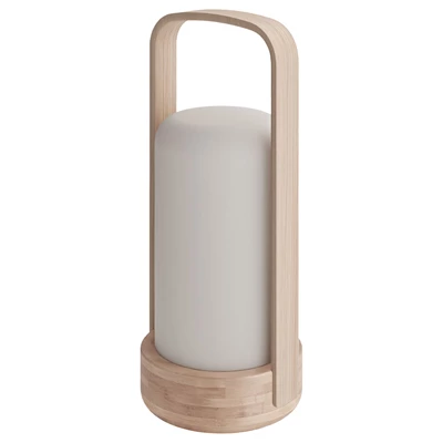 LED-Ljushållare Bambu Lumi Ø92x221mm 6st/fp Ekbrun